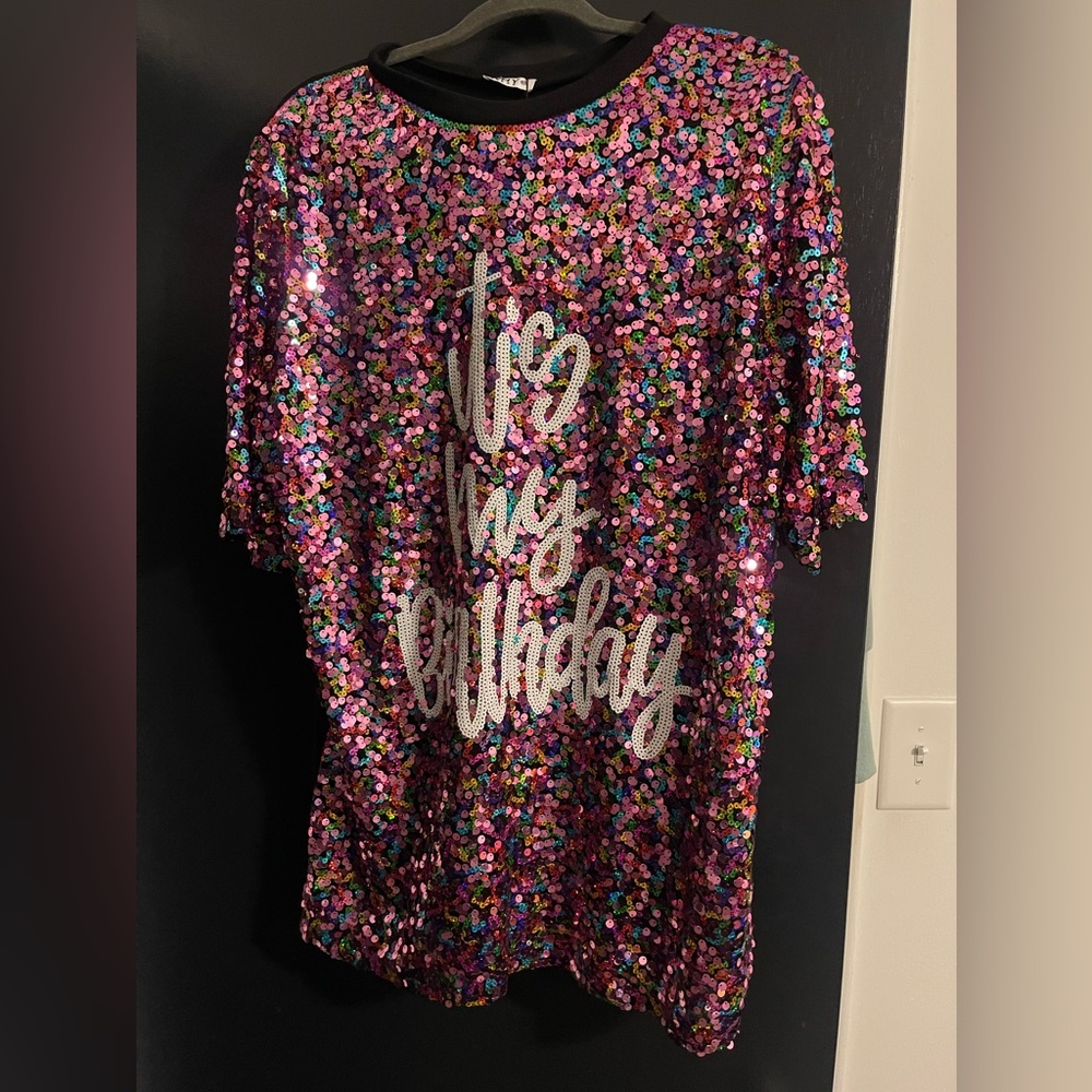 Sequins Birthday Mini Dress